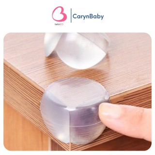 Set 4 miếng silicon bịt chụp góc bàn bảo vệ an toàn cho bé