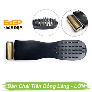 Bàn Chải Tiên Và Đồng Láng Lớn - Dụng Cụ Diện Chẩn ( Phụ Kiện VinaMassage Điện Chấn Nhấn Huyệt Ma Lược Chuẩn Chân )
