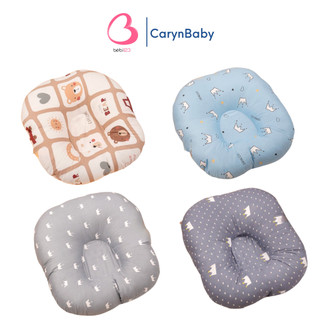 Gối chống trào ngược, tập ngồi vải cotton thoáng mát size to cho bé nằm thoải mái