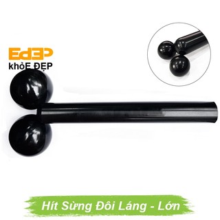 Lăn Hít Sừng Đôi Láng Lớn - Dụng Cụ Diện Chẩn ( Cây Lăn Hít Thịt Massage Cổ Vai, Gáy , Nâng Cơ,...)