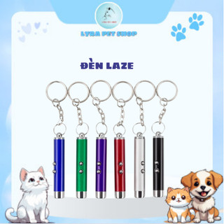Đèn laze đồ chơi chó mèo, dèn lade chó mèo phụ kiện móc treo chìa khóa