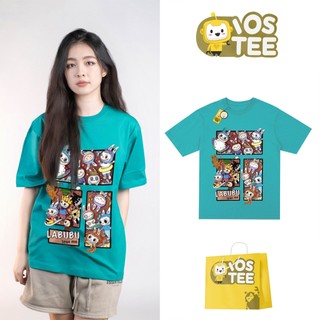 Áo phông áo thun iostee labubu collection chất liệu cotton form rộng cá tính ios206