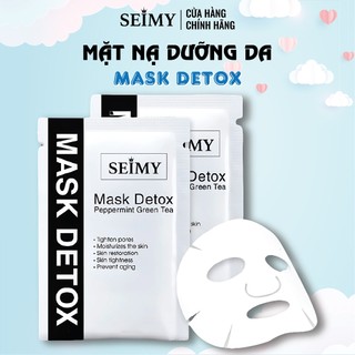 Mặt nạ dưỡng da Seimy - Mask Detox Peppermint Green Tea