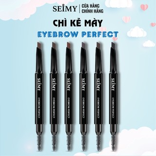 Chì kẻ mày Seimy - Eyebrow Perfect 2 đầu
