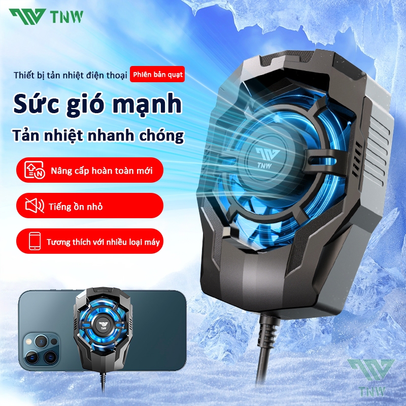 TNW F9 Quạt tản nhiệt điện thoại sò lạnh thế hệ mới làm lạnh đóng băng hỗ trợ tăng fps gaming