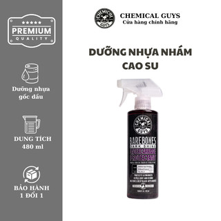 Dung dịch dưỡng và bảo vệ nhựa nhám, cao su Chemical Guys Bare Bones Dark Shine.