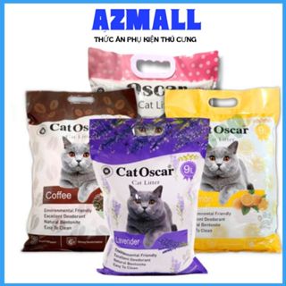 Cát vệ sinh cho mèo Oscar 8L cát mèo khử mùi tốt, vón cục nhanh, siêu ít bụi