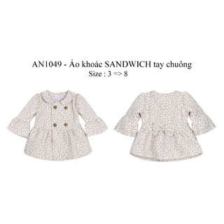 Áo khoác sandwich tay chuông 1049 - hello bnb