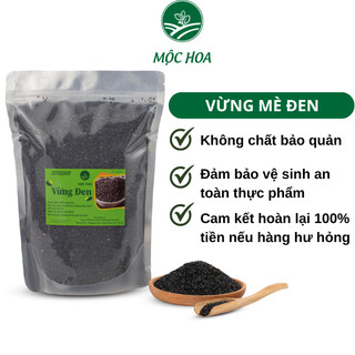 Hạt vừng đen, mè đen sống hữu cơ đãi sạch không sạn không lép