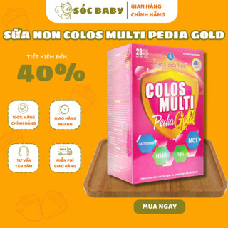 [DATE 2027] Sữa Non Colos Multi Pedia Chính Hãng Hộp 352g 22 Túi 16gr Giúp Cho Bé Tăng Cân, Tăng Đề Kháng 