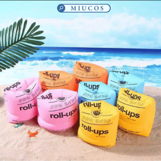 Set 2 Phao Tay Bơm Hơi Đi Bơi Nhiều Màu Sắc Dành Cho Bé Và Người Lớn