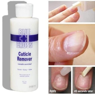 Nước mềm da Mỹ Nail Blue Cross 177ml nhặt da không cần ngâm