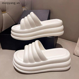 Dép bánh mì nữ quai ngang đế cao êm chân độn đế tăng chiều cao chất EVA cao cấp siêu đẹp siêu bền(TB8810)
