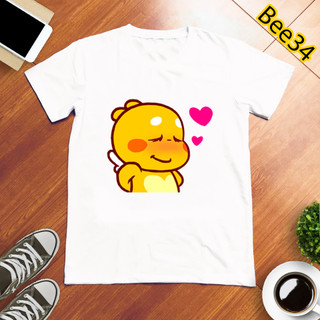Áo thun nam nữ in hình họa tiết sticker Qoobee dễ thương đủ nhiều size (mẫu 34)