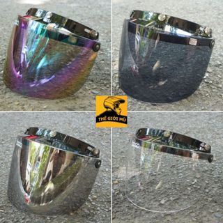 Kính BoGo V2 Malysia gắn nón sơn, mũ nửa đầu, 3/4 chống UV, Chống mờ chính hãng