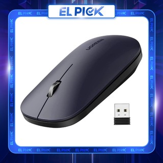 Chuột máy tính siêu êm Ugreen MU001 4 mức DPI 1000/1600/2000/4000, Nút click im lặng (wireless + bluetooth)