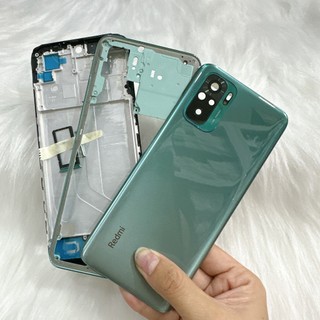 Vỏ bộ Xiaomi Redmi Note 10 4G full (kính camera, khai sim, lưng , sườn, nút volum)