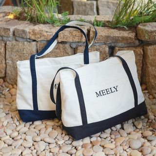 Túi tote canvas logo thêu lót trần bông trẻ trung năng động by Meely