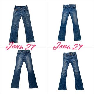 Quần Jeans Ống Loe Phong Cách Vintage