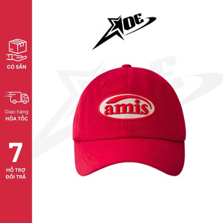 (Có sẵn) AOE STUDIO - Mũ lưỡi trai nam nữ Y2K chât liệu nón kết kaki AMIS  phong cách Hàn Quốc cá tính