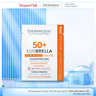 Sachet Kem chống nắng cho da nhạy cảm Dermedic SUNBRELLA Sunprotection Cream Skin With Fragile 50+