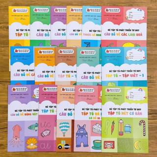 SÁCH- Bé tập tô phát triển tư duy bộ 16 cuốn