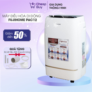 Máy lạnh di động 12.000 BTU phòng 35m2 nhập khẩu FUJIHOME, điều hòa di động mini kết nối điều khiển wifi, đa chức năng