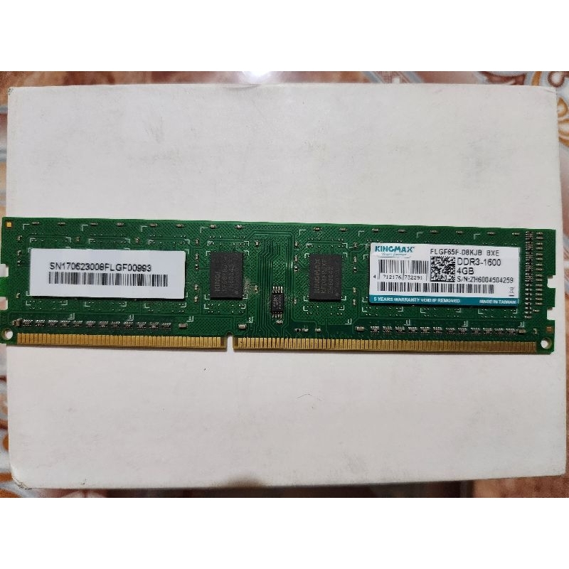 Ram PC Kingmax DRR3 Bus 1600
