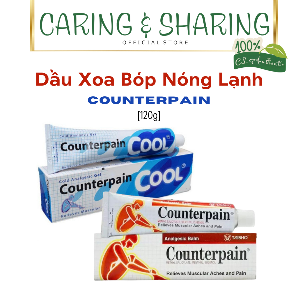 Dầu Xoa Bóp Nóng / Lạnh Counterpain Thái Lan 120G