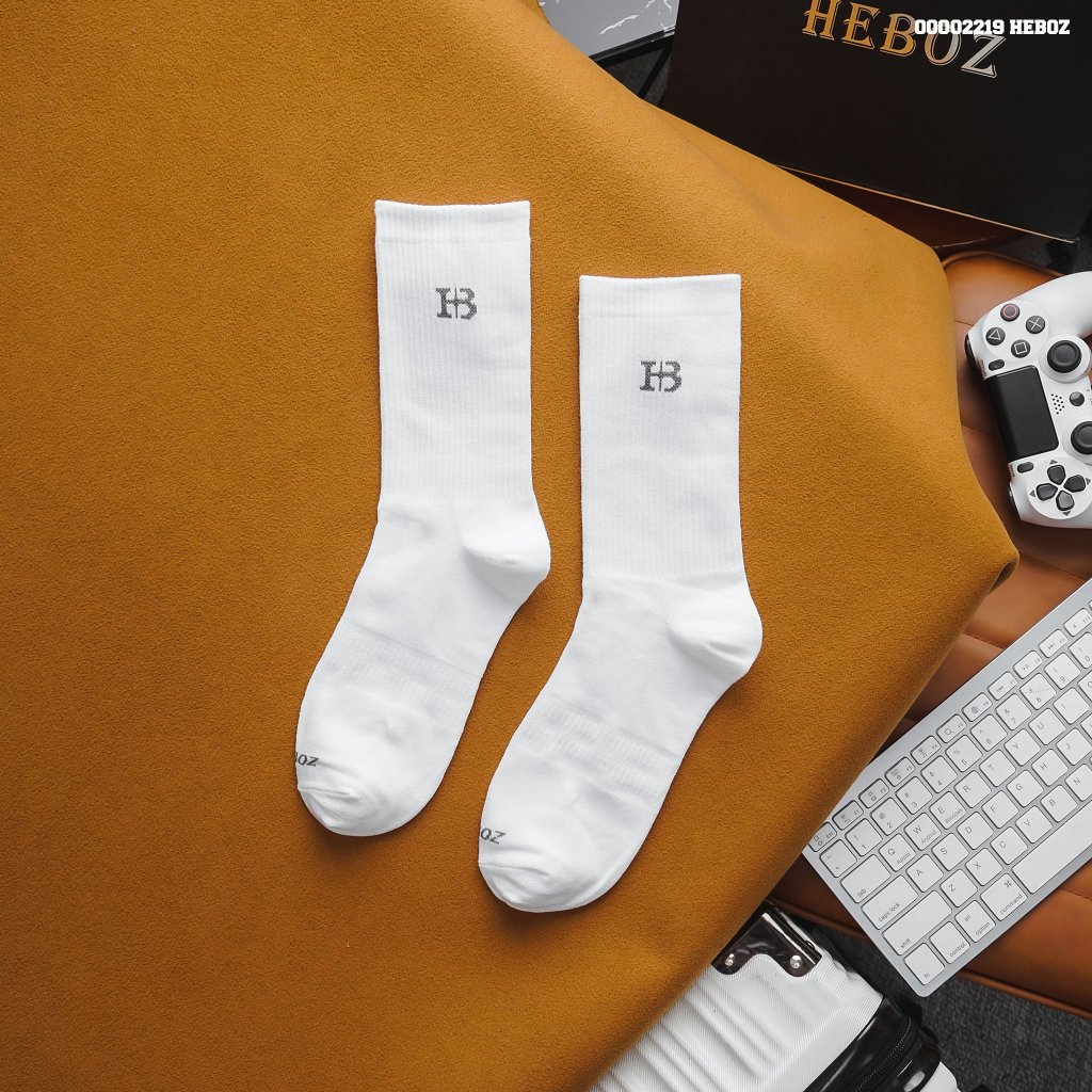 Vớ nam logo cổ cao Heboz 3M, phụ kiện thể thao nam - 00002219