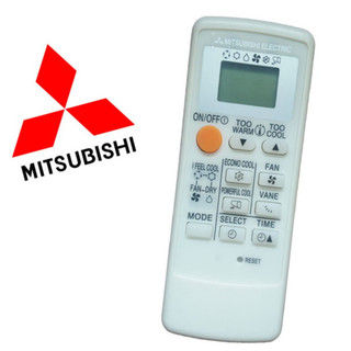 Remote Máy Lạnh Mitsubishi Electric Mặt Trắng - Điều khiển điều hòa  Mitsubishi Electric -hàng mới 100% -bh 3 tháng