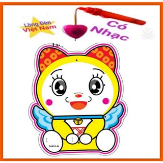 Lồng đèn trung thu nhạc tiếng việt-đoremon vàng