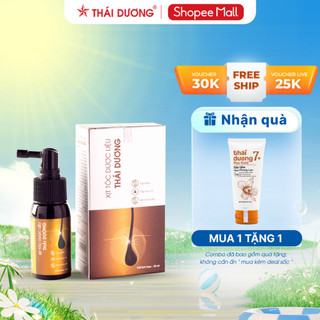Xịt tóc dược liệu Thái Dương 30ml bảo vệ chân tóc và mọc tóc nhanh hơn - Sao Thái Dương