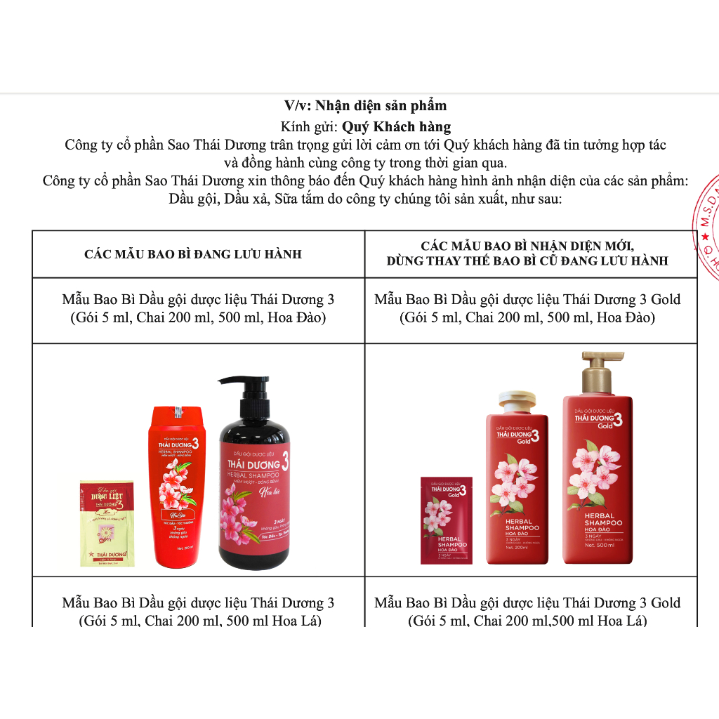 [Live Mua 1 tặng 1] Dầu gội Thái Dương 3 Gold Hoa Đào 500ml / Dầu xả 333ml tặng tube Thái Dương 7 Plus Gold 50g | BigBuy360 - bigbuy360.vn