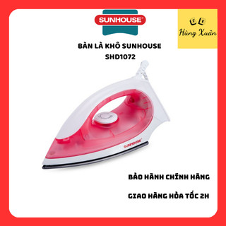  Bàn là khô Sunhouse bàn ủi Sunhouse SHD1072 công suất 1100W núm xoay tiện dụng bảo hành 12 tháng 