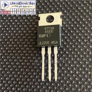 Túi 5 con bt136-600e bt136 600 to220 triac 4a 600v