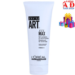 Gel định hình siêu cứng L’Oréal Professionnel Tecni.ART Fix Max 6 for extra hold 200ml