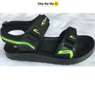 giày sandan nam  nữ,trẻ em từ 3 đến 25 tuổi CHANGFA đi học đi làm đi..chống trơn trượt,xanh lá