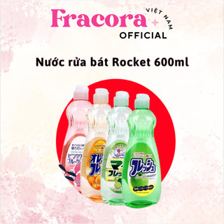 Nước Rửa Chén Bát Rocket Thành Phần Hữu Cơ Siêu Sạch 600ml Nội Địa Nhật Bản