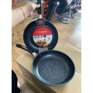 CHẢO VÂN ĐÁ BẾP TỪ SIÊU BỀN HAPPY COOK 24CM