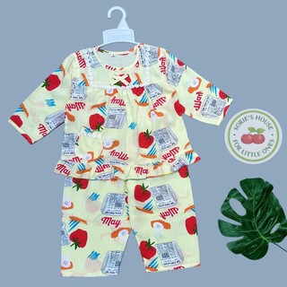 Bộ tole/bộ lanh DÀI mặc nhà bé gái
