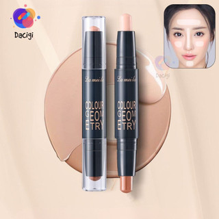 Bút tạo khối và che khuyết điểm 2 đầu, bút tạo khuôn mặt V-Line Lameila- Dacigi