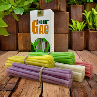 Ống hút gạo SK - size cà phê 6mm - hộp 100 ống