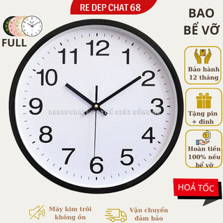 [SALE GIÁ HỦY DIỆT] Đồng hồ treo tường Quartz kim trôi - BẢO HÀNH 12 THÁNG