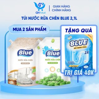 Combo 2 túi nước rửa chén túi 2.1l - công nghệ nước rửa chén hàn quốc - thân thiện với da tay