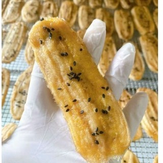 Gói 500gr chuối sấy mè dẻo không đường