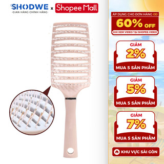 Lược Massage Da Đầu SHODWE G12 Có Đệm Không Khí, Êm Ái, Lược Tóc Nữ Chuyên Dụng, Dùng Cho Nhiều Kiểu Tóc