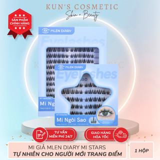 Mi giả Mlen Diary Mi giả Stars gắn tự nhiên cho người mới trang điểm 1 hộp