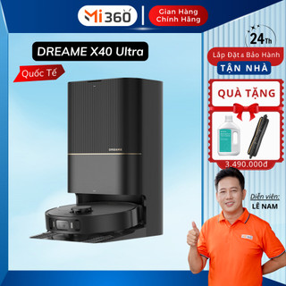 Robot hút bụi lau sàn chuyên dụng Dreame X40 Ultra - Bản quốc tế - Bảo hành 24 tháng