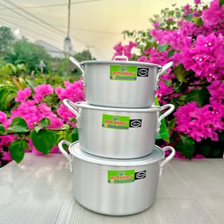 Bộ 3 nồi [ 16cm 18cm 20cm ] nhôm Kim Hằng cao cấp
